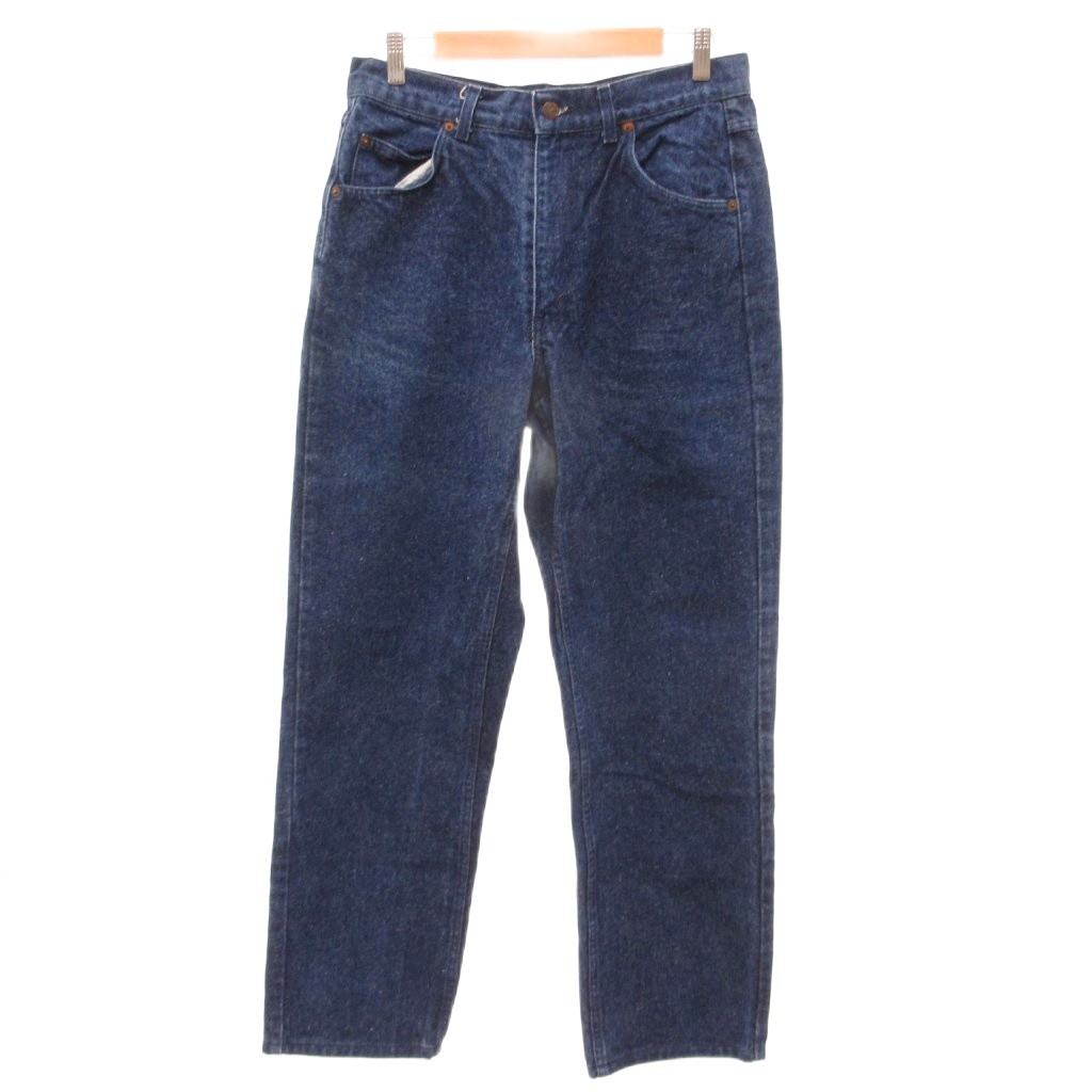 【中古】ヴァレンティノ ヴァレンチノ  VALENTINO JEANS ジーンズズボン下 デニム テーパード 33 インディゴブルー /JS ■ECG005 レディース 【ベクター 古着】 260525