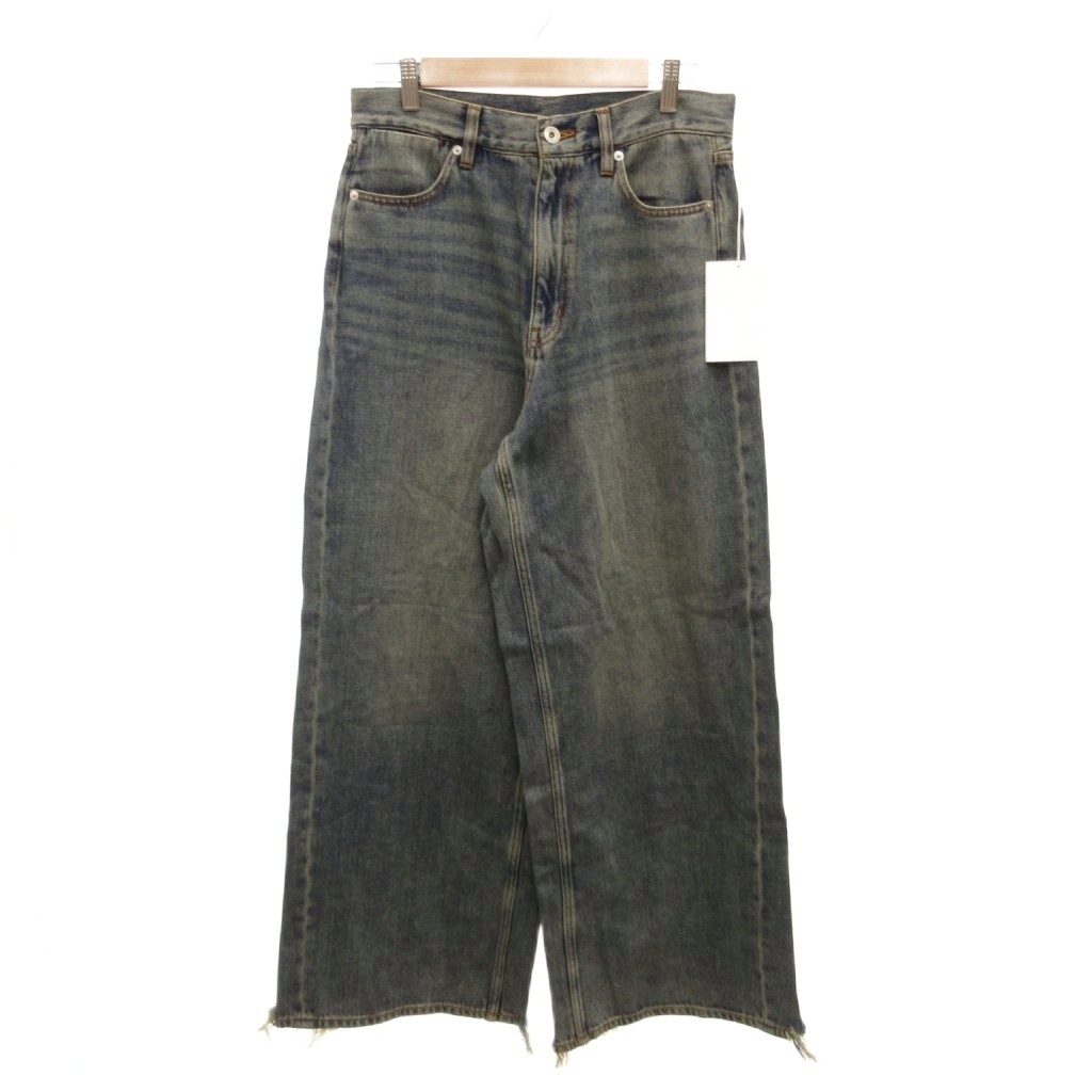 【中古】未使用品 シティ CTHY デニムパンツ ジーンズ ダメージ加工 カットオフ 1 インディゴブルー /JS ■ECF007 レディース 【ベクトル 古着】 260717|ブランド古着の買取販売ベクトル