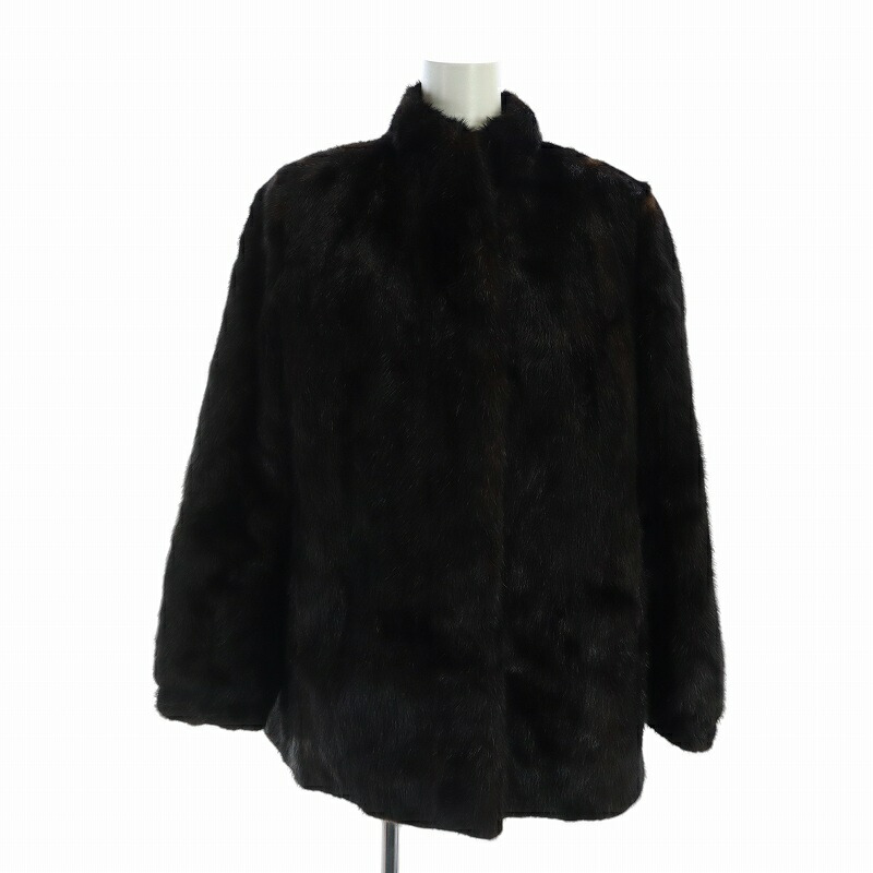 楽天市場】【中古】サガミンク SAGA MINK コート 毛皮 ミンク ブラウン