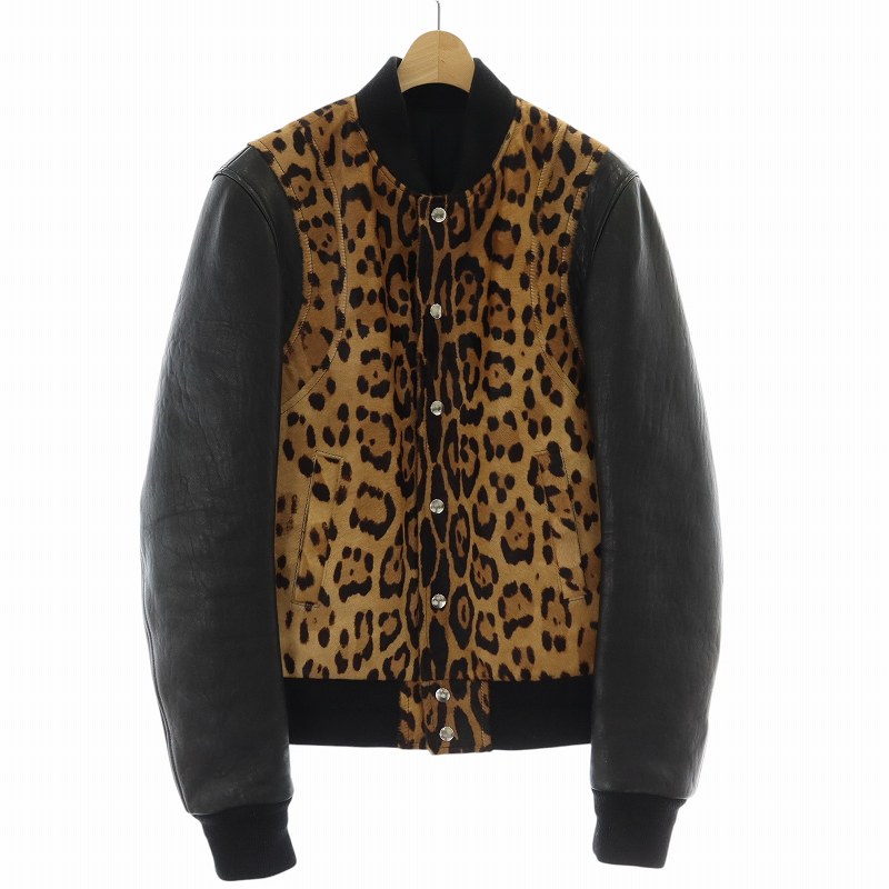 楽天市場】【中古】バルマン BALMAIN 袖レザー切替 ハラコ