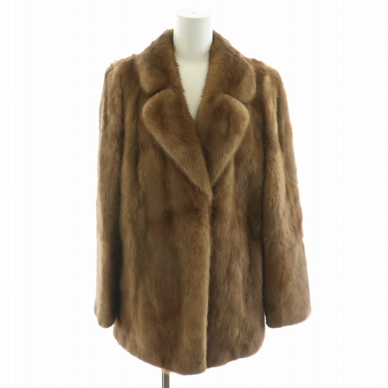 楽天市場】PARION パリオン アウター 毛皮 ミンク ハーフコート ファー