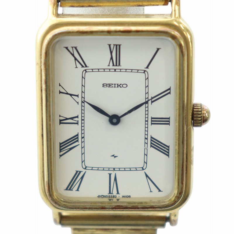 SEIKO セイコー 腕時計 シャリオ 2220-0180 ゴールド 楽天市場】SEIKO セイコー 2220‐0180 CHARIOTシャリオ レザー