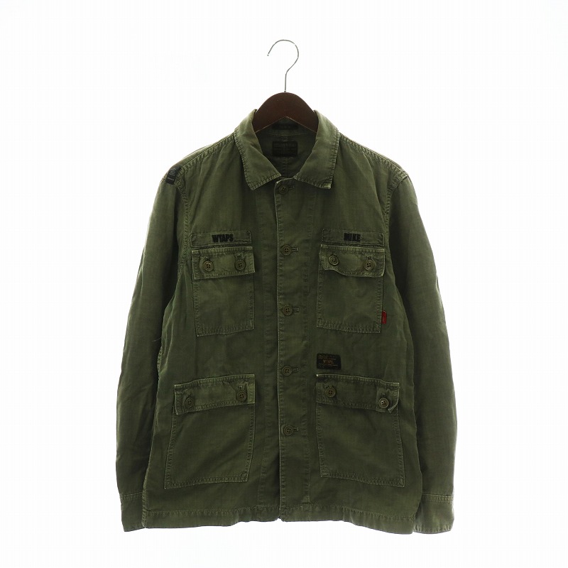 WTAPS®︎ ジャングルシャツ 241WVDT-SHM01 ブラウン S WTAPS（ダブルタップス） 19AW JUNGLE LS/SHIRT.COTTON.RIPSTOP.CAMO