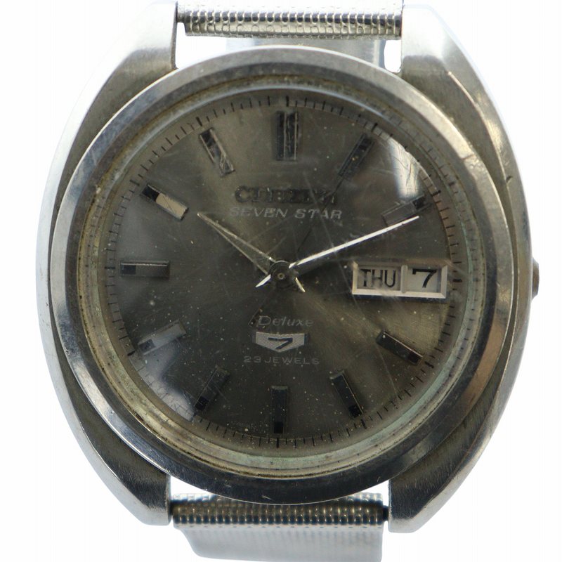 シチズンセブンスター自動巻き中古 楽天市場】CITIZEN SEVEN STER V2 【シチズン セブンスター V2