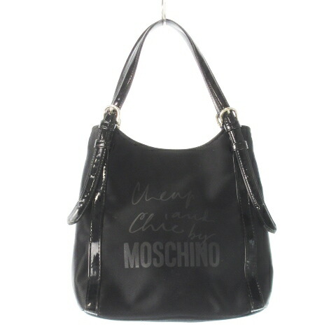 楽天市場】【バッグ】MOSCHINO モスキーノ レザー ハンドバッグ