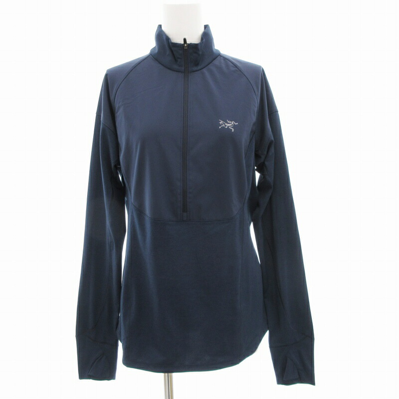 ARC'TERYX 刺繍ロゴ ハーフジップシャツ made in canada ARC´TERYX 刺繍ロゴ ハーフジップシャツ made in canada