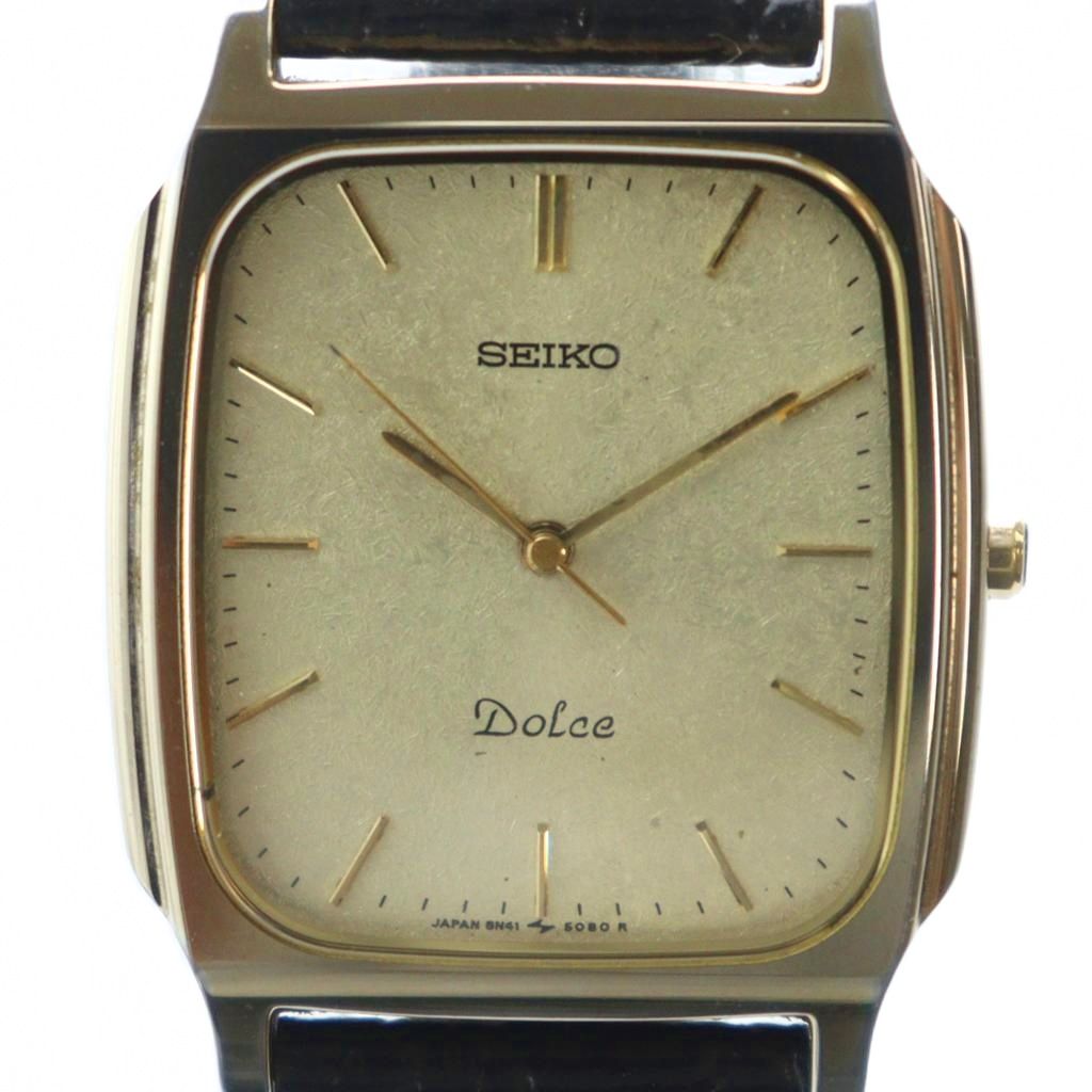 SEIKOドルチェクォーツ腕時計SS/超硬 SEIKO DOLCE セイコー ドルチェ 腕時計 ソーラー V147-0AS0