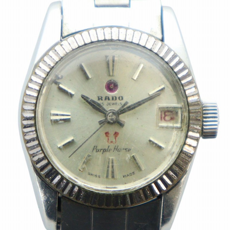 B5038【ヴィンテージ】RADO 　バルボア　デイト　自動巻　レディース時計 RADO BAL BOA（ラドー バルボア）- JeJe PIANO ONLINE BOUTIQUE