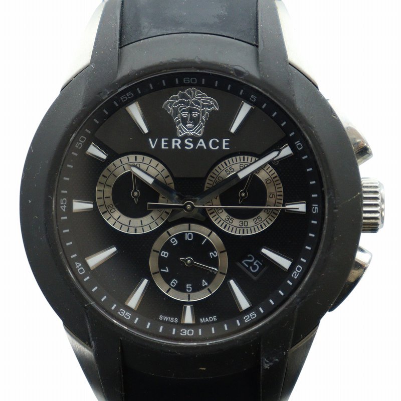 ALFREDO VERSACE クロノグラフ腕時計　メンズ　アルフレード ALFREDO VERSACE アルフレッド ヴェルサーチ クロノグラフ