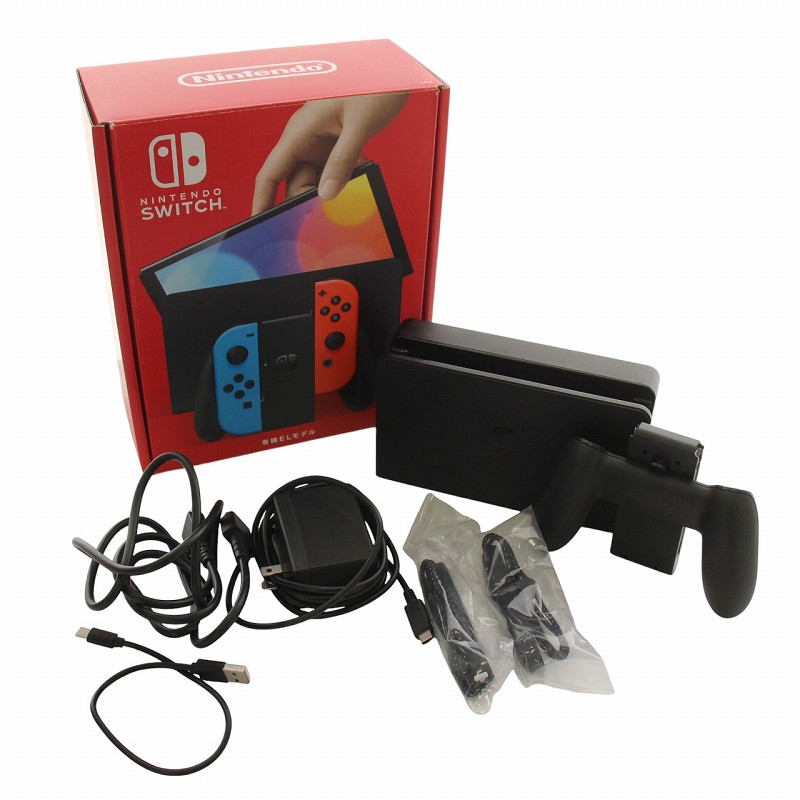 Nintendo Switch 本体 赤/紫　中古品　動作確認済み Nintendo Switch 本体 ニンテンドー スイッチ HAD-S-KABAH