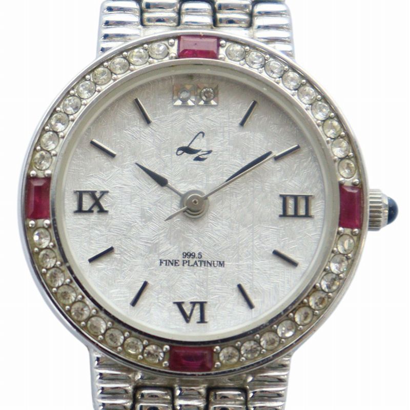 楽天市場】LZ JEWELRY COLLECTION 腕時計 ダイアモンド ルビー LZ-106