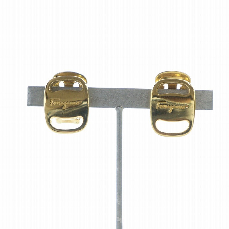 片耳　フェラガモ　ガンチーニ 楽天市場】FERRAGAMO フェラガモ ピアス 76 0549 レディース