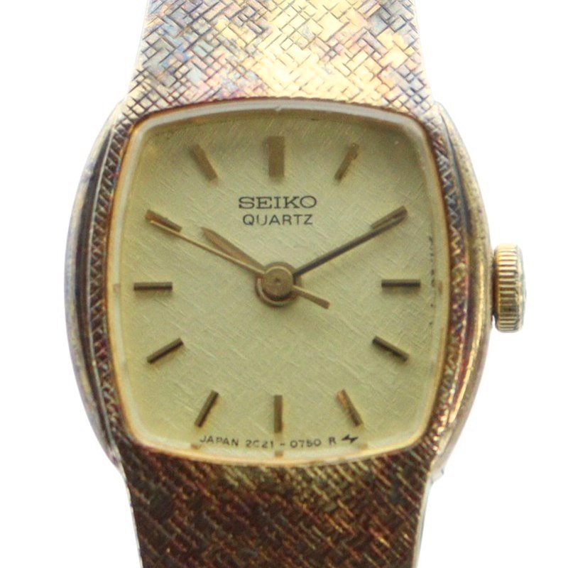 楽天市場】SEIKO【セイコー】クオーツ 腕時計 14K ゴールド 2針