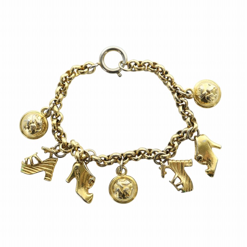 Salvatore Ferragamo ゴールドチェーンブレスレット　バングル Salvatore Ferragamo サルバトーレ・フェラガモ ブレスレット