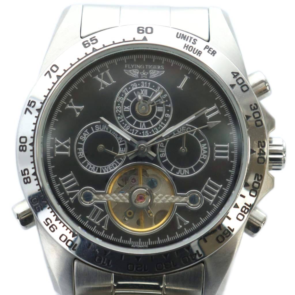 楽天市場】FLYING TIGERS フライングタイガース クロノグラフ メンズ