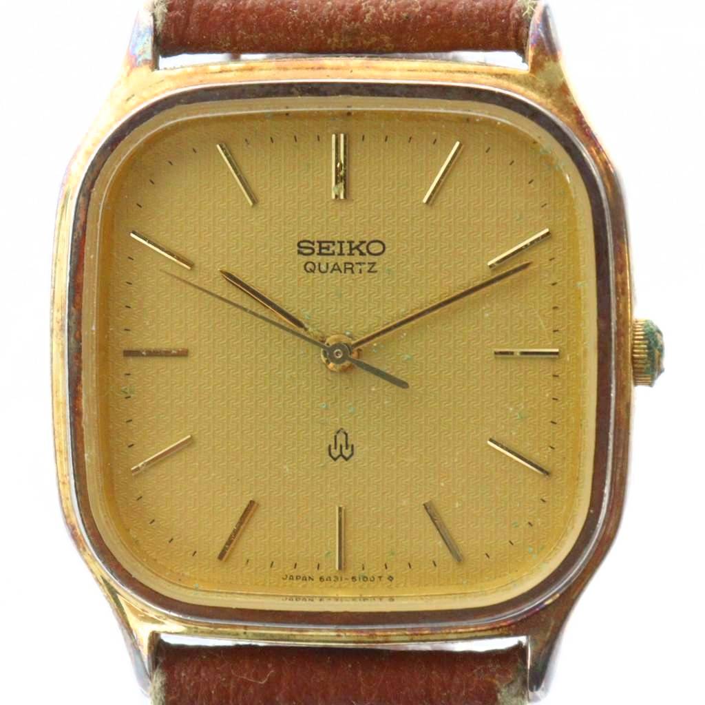 楽天市場】セイコーグランド クォーツ キャップゴールド4840-8040