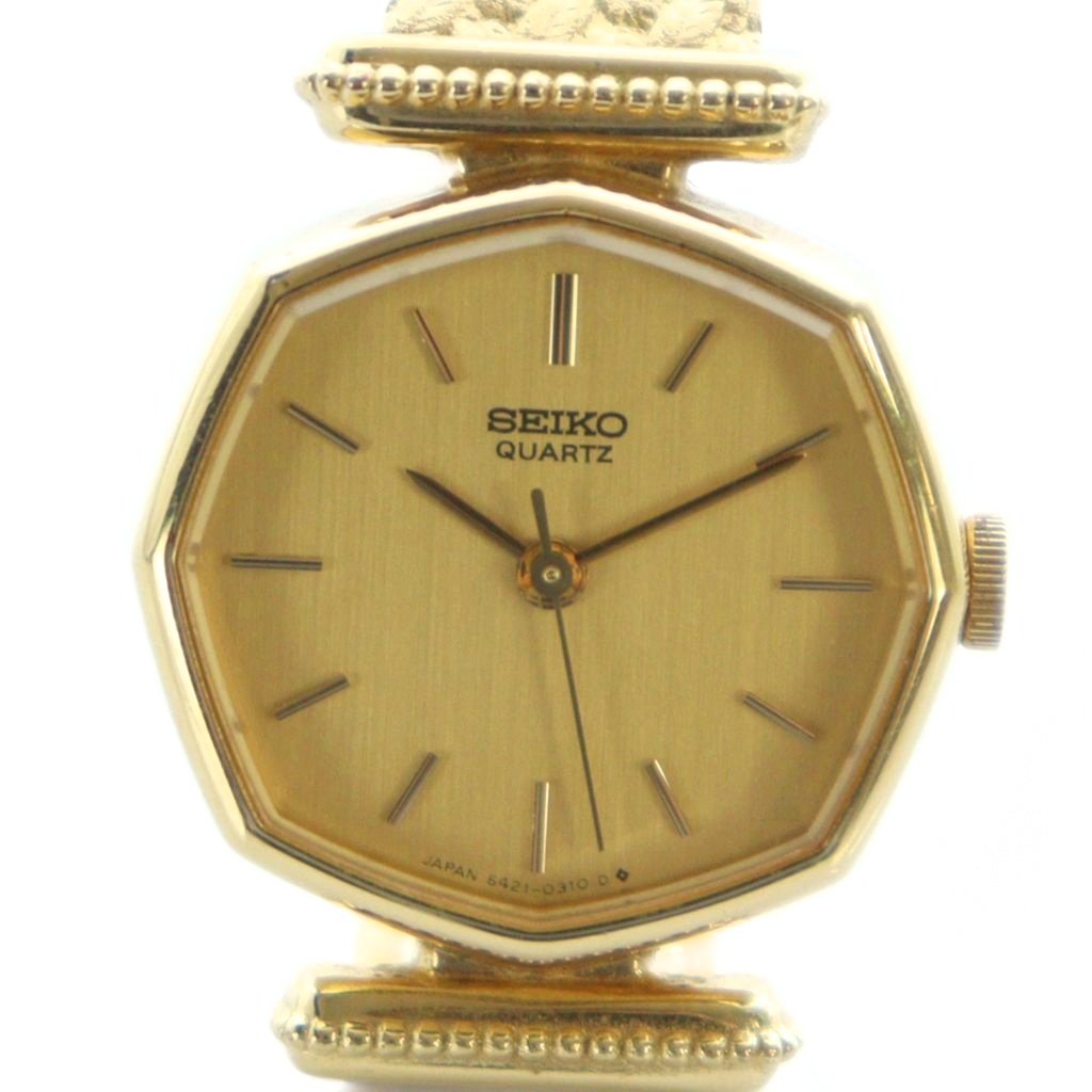 ✨SEIKO✨セイコー✨K18✨クォーツ✨5A74-0030✨ゴールド✨腕時計✨ 楽天市場】SEIKO セイコー 5A74-2D40 K18KT オパール文字盤 クォーツ