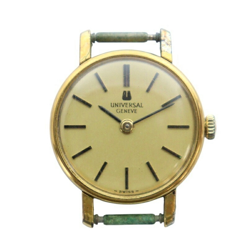 UNIVERSAL GENEVE 手巻き時計 ゴールド 極美品◎ユニバーサルジュネーブ 手巻き ゴールド メンズヴィンテージ