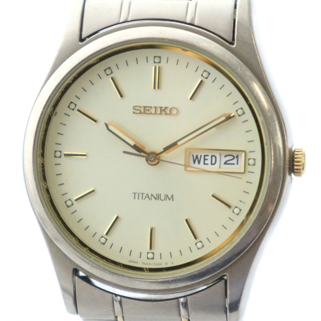 楽天市場】セイコー SEIKO チタニウム TITANIUM メンズ腕時計