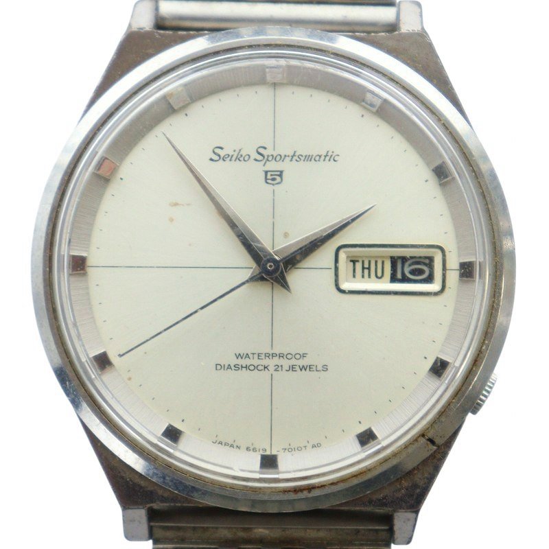 楽天市場】セイコー SEIKO マチック ダイアショック 20石 自動巻