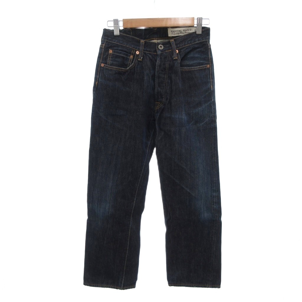 KAPITALキャピタル デニムパンツ 30 M相当 インディゴ 岡山御津工場産 楽天市場】【中古】KAPITAL 岡山御津工場産 デニムパンツ