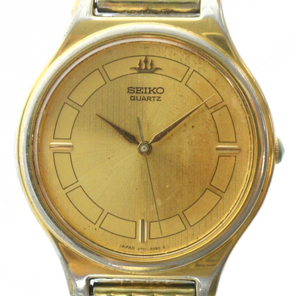 SEIKO アナログ腕時計セット ゴールド/ブラック scxp_010.jpg