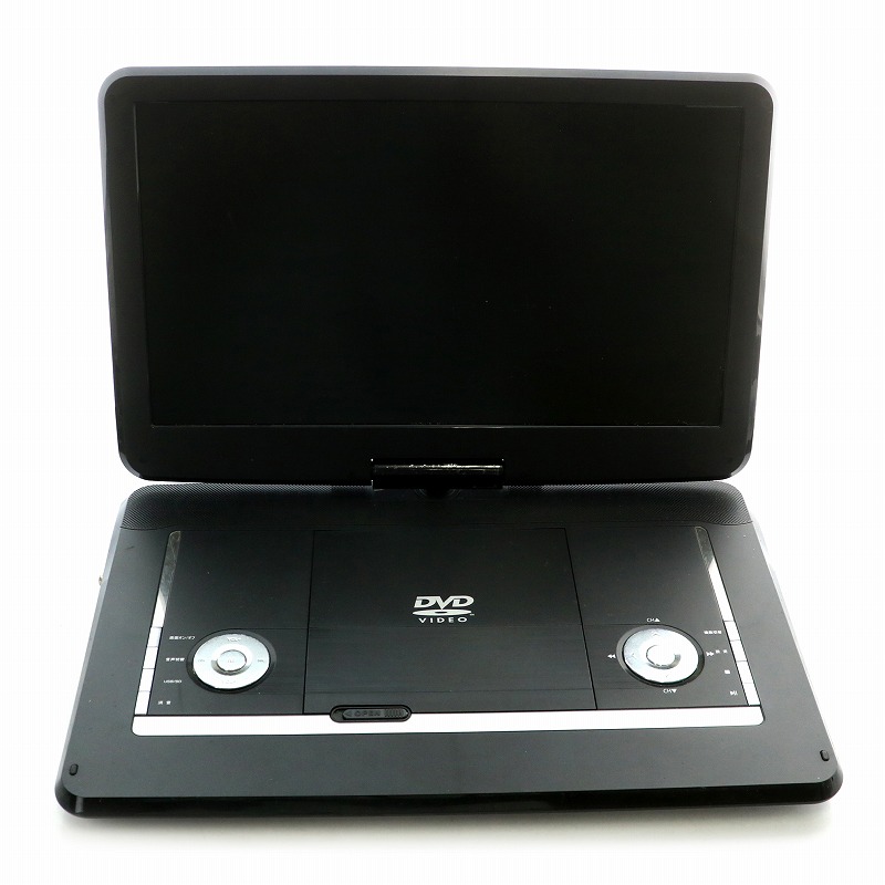【新品・未使用】TEES ポータブルDVDプレーヤー PDVD-W927-BK TEES◇ポータブルDVDプレーヤー 夢グループPDVD-W927 : セカンド