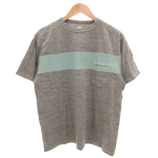 【中古】キャプテンサンシャイン KAPTAIN SUNSHINE ウエストコースト West Coast Tee ポケットTシャツ 半袖 クルーネック 40 グレー KS20SCS08 /GV ■GY19 メンズ 【ベクトル 古着】 250905