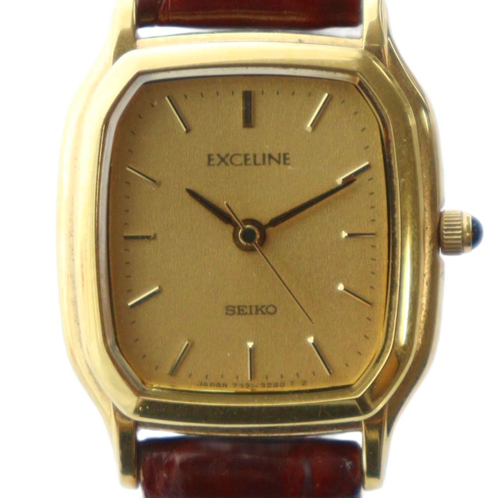 【美品】セイコー エクセリーヌ 6Pダイヤ シェル オーバル 腕時計 1088 楽天市場】【ウォッチ】SEIKO セイコー エクセリーヌ 6Pダイヤ