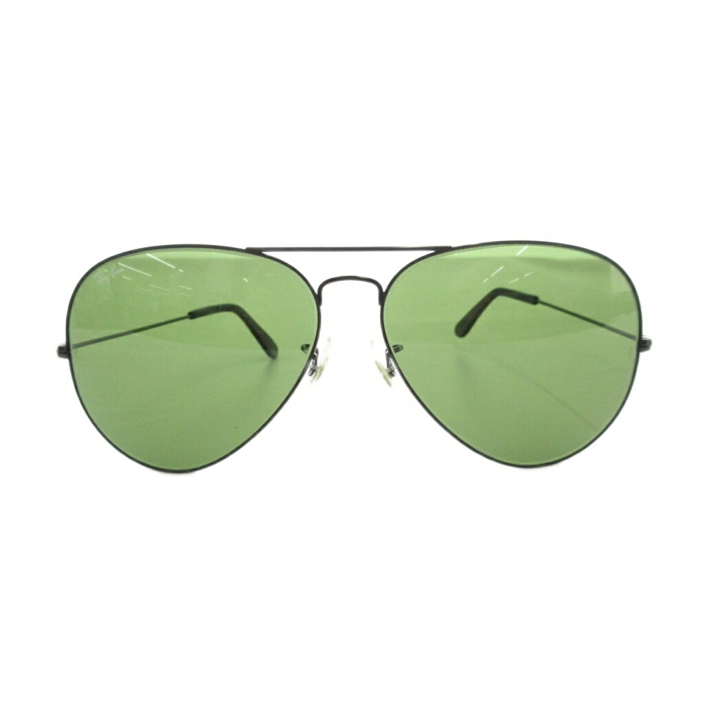 【中古】レイバン RAY BAN ボシュロム ヴィンテージ アビエイター 黒眼鏡 ティアドロップ ツーブリッジ 62□14 黒いこと 黒 /UO メンズ レディース 【ベクター 古着】 250923