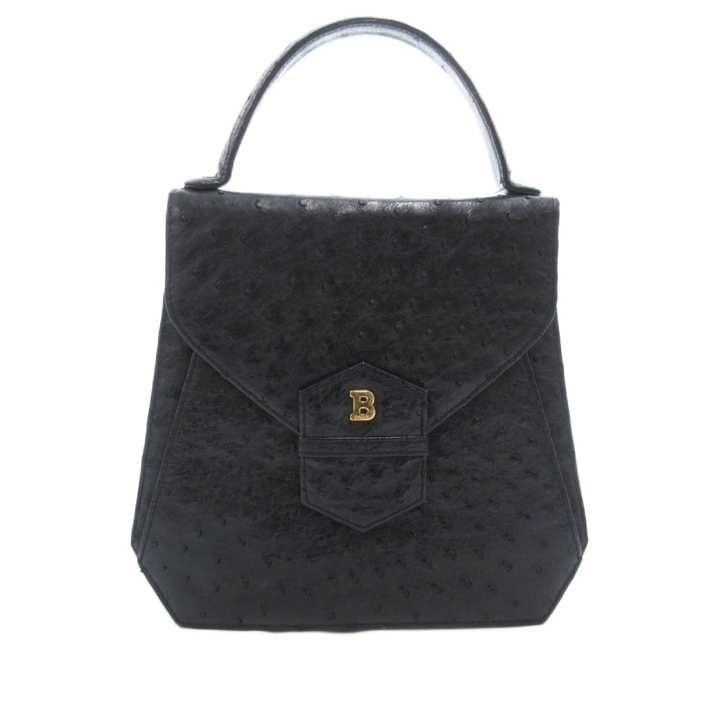 楽天市場】バリー ハンドバッグ レザー ブラック 【中古】2235