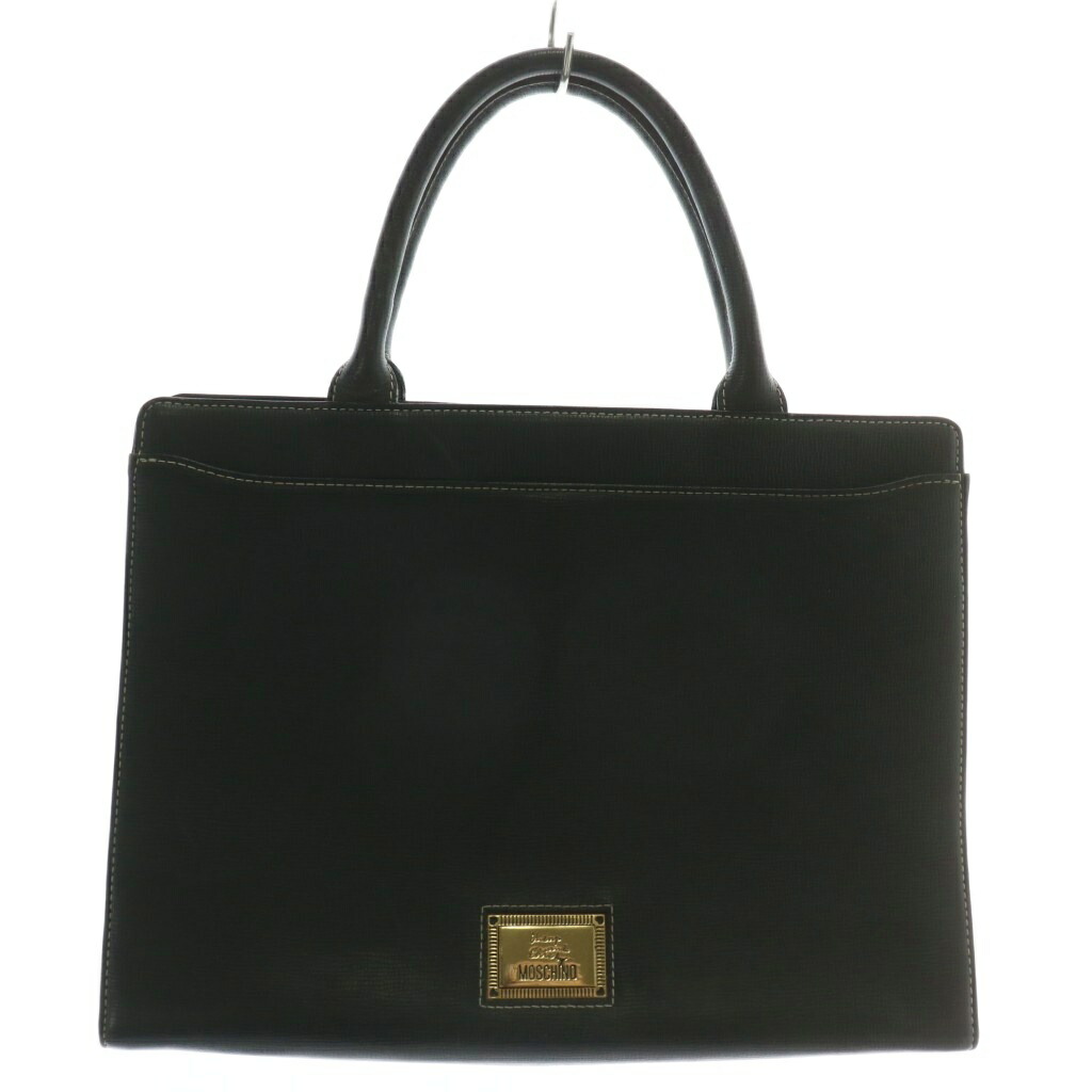 楽天市場】【バッグ】MOSCHINO モスキーノ レザー ハンドバッグ