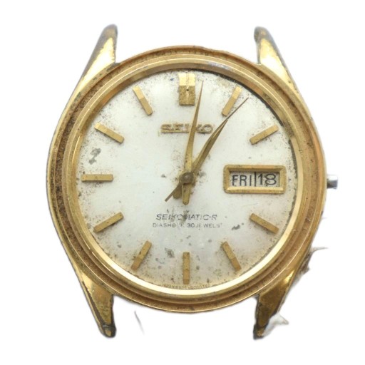 SEIKO オ−トマチック自動巻 腕時計 シルバー/ゴールド　ジャンク 楽天市場】セイコー SEIKO マチック ダイアショック 20石 自動巻