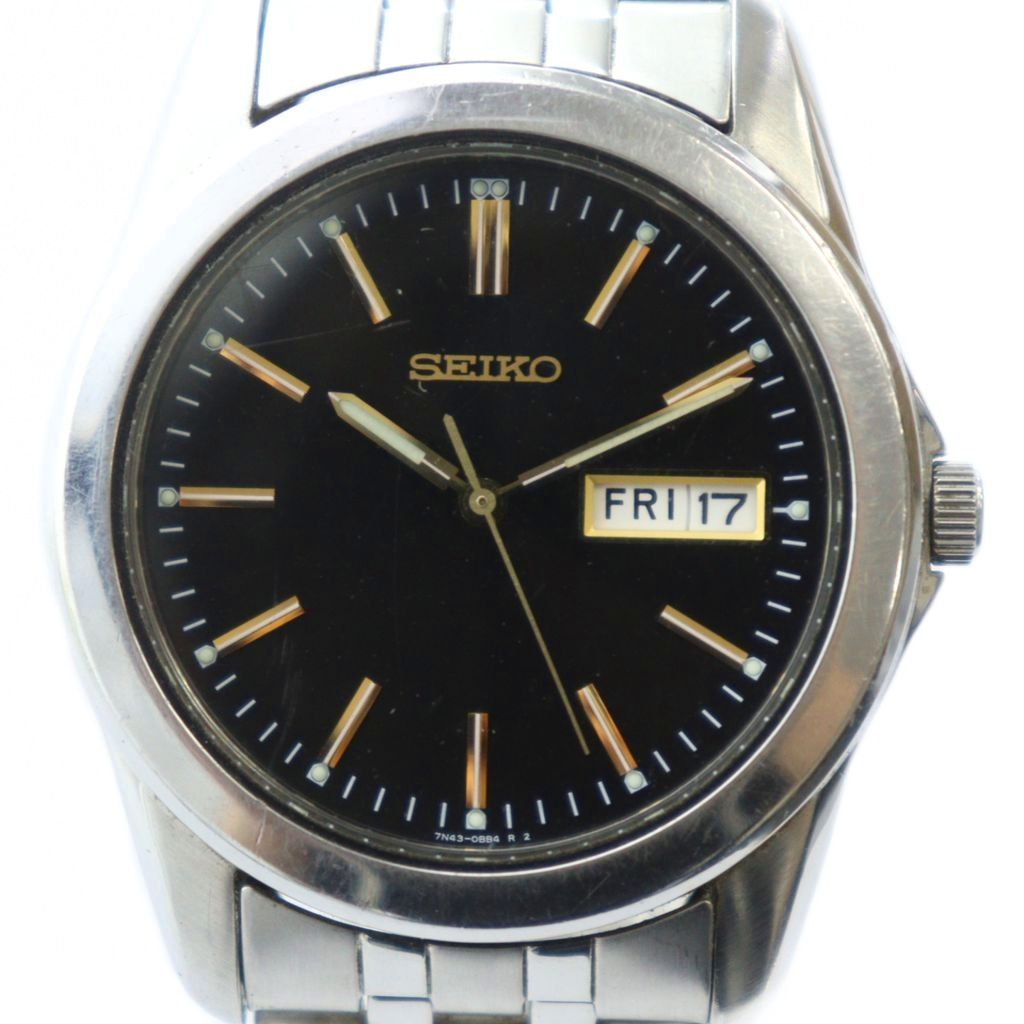 楽天市場】セイコー【SEIKO】4R36-10A0 自動巻き 黒文字盤 メンズ