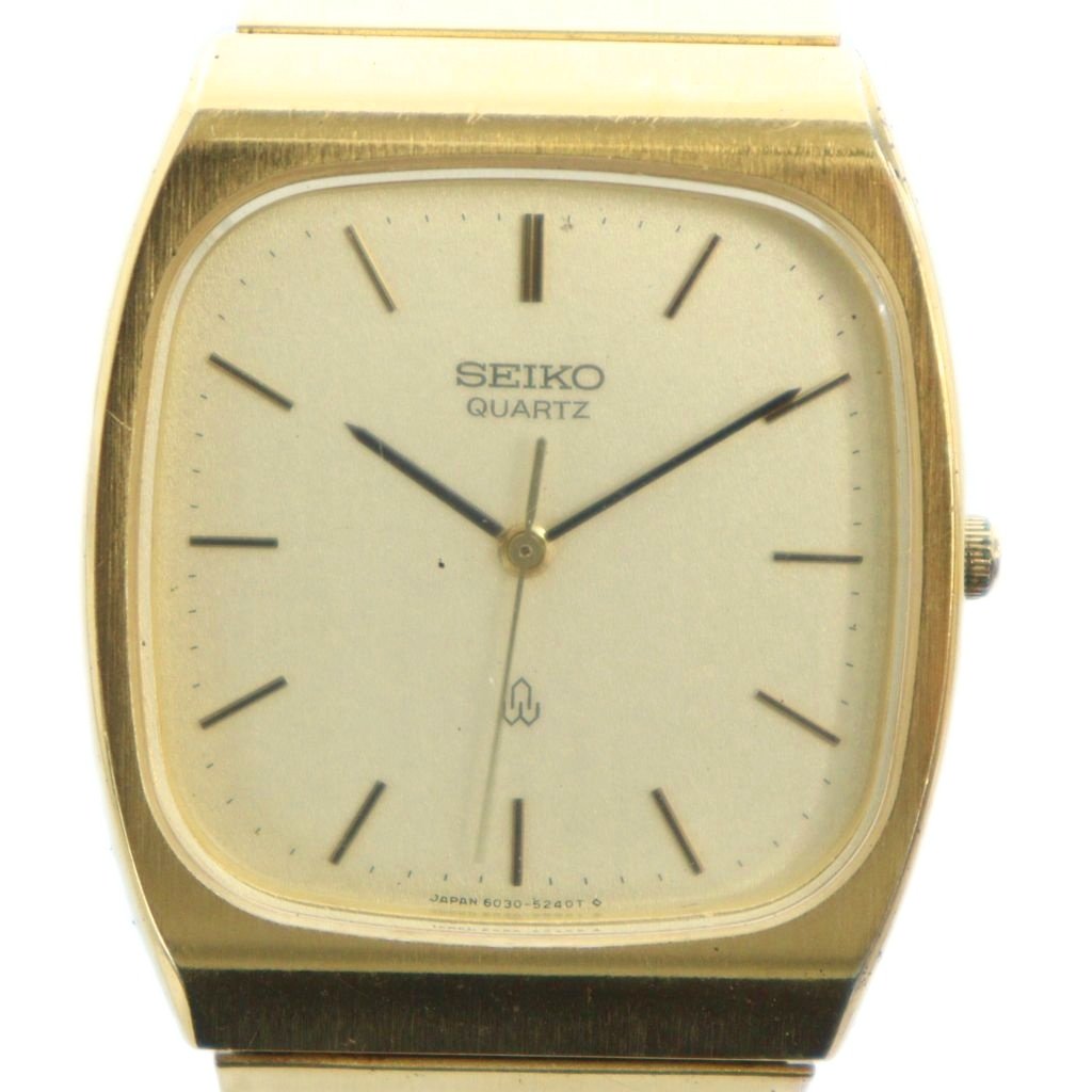 楽天市場】セイコー SEIKO メンズ 腕時計 5930-5460 スクエア ゴールド