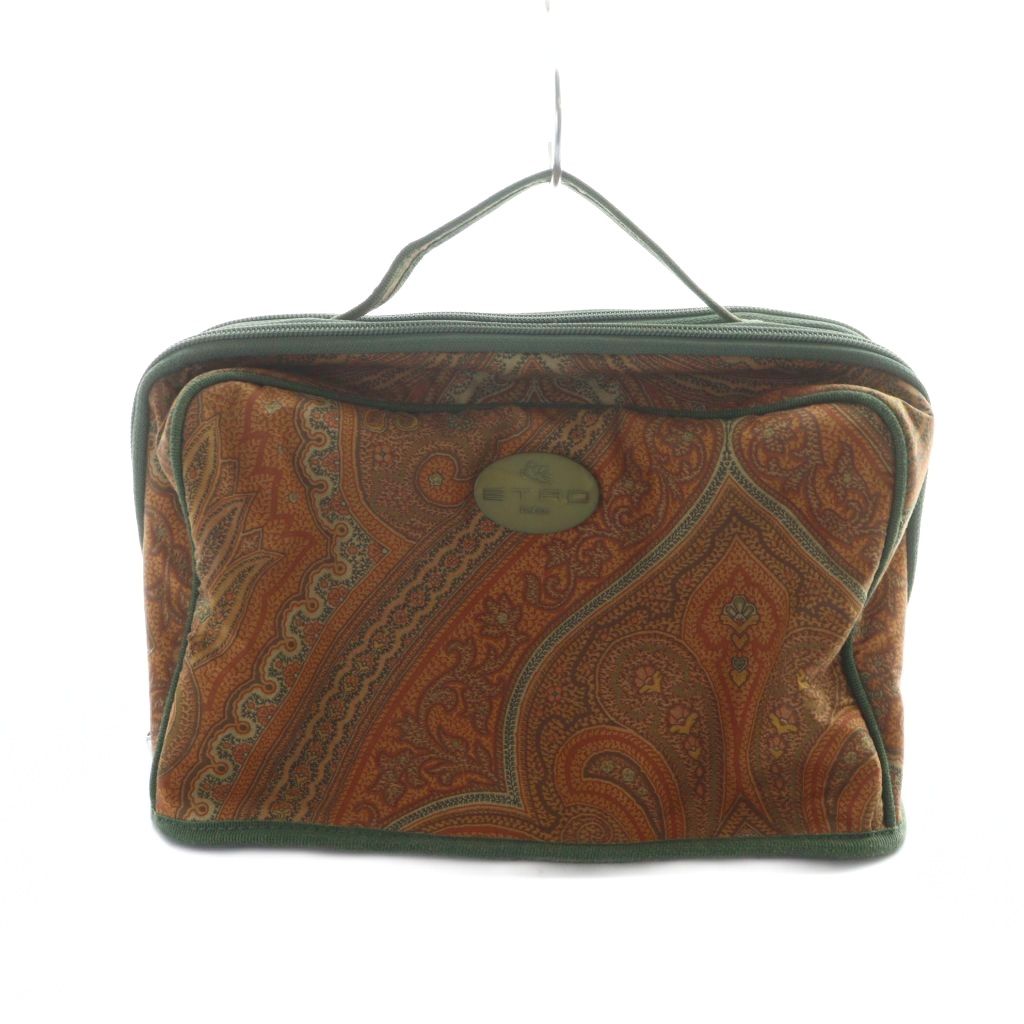 楽天市場】ETRO エトロ 巾着ポーチ 良好 マルチカラー ペイズリー柄