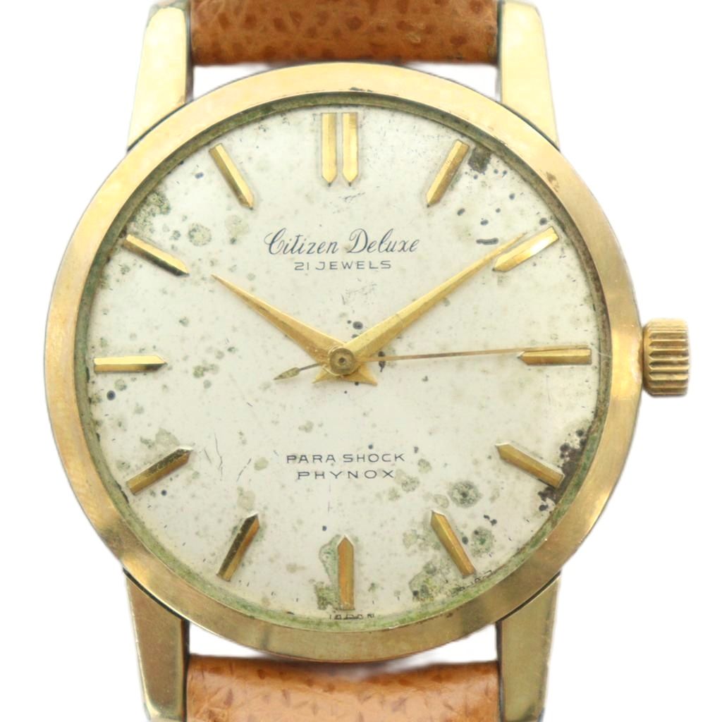 【希少】シチズン　タグ付　ロイヤルプリンス　手巻き　ホワイト　57石　デラックス 希少】シチズン タグ付 ロイヤルプリンス 手巻き ホワイト 57石