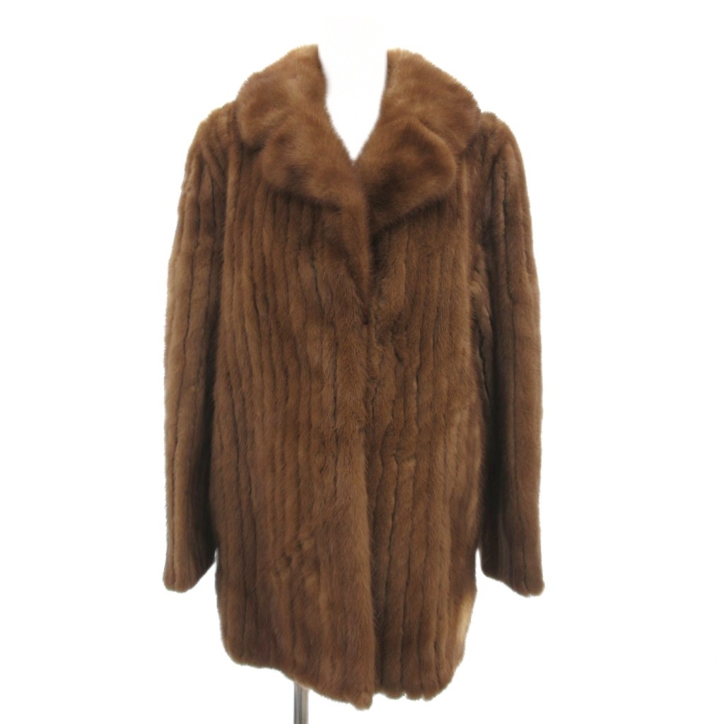 楽天市場】極美品◇MOONBAT ムーンバット MINK パステルミンク 本毛皮