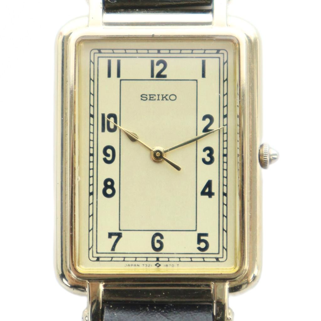 美品 セイコー SEIKO 1E20 バングルウォッチ 腕時計 F738 美品 セイコー SEIKO 1E20 バングルウォッチ 腕時計 F738 2025年最新