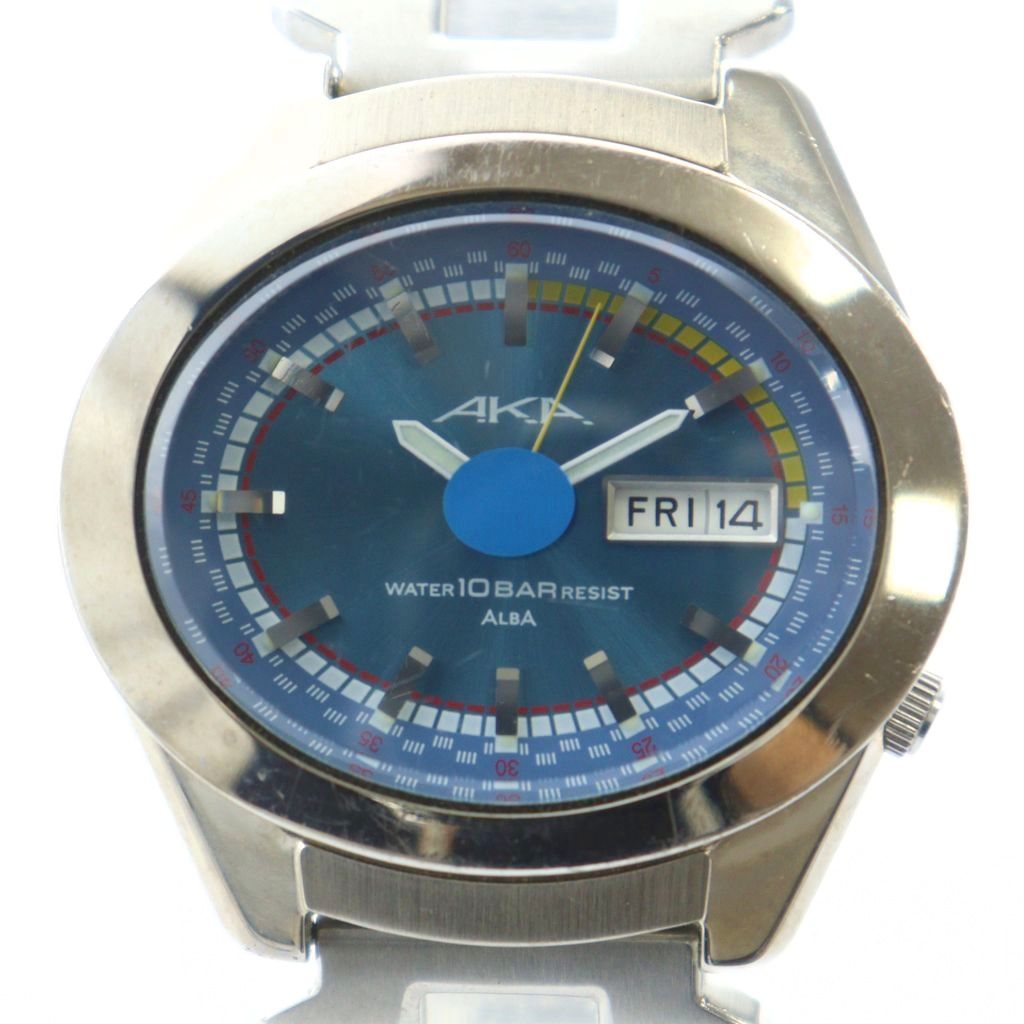 SEIKO セイコー　ALBA AKA V707-0A10 セイコー SEIKO AKA ALBA アルバ V707-0A10 ステンレススチール