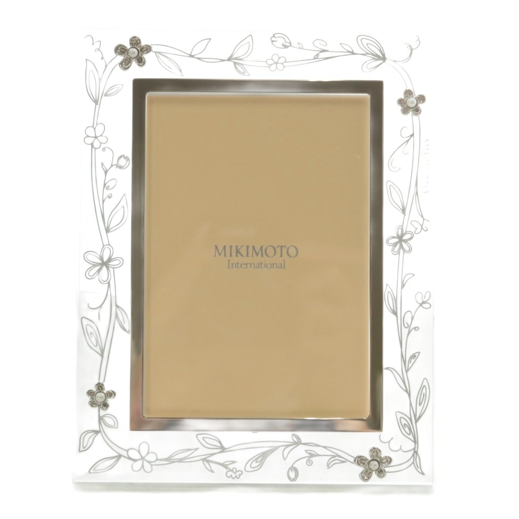楽天市場】ミキモト MIKIMOTO パール フォト フレーム クリア ゴールド