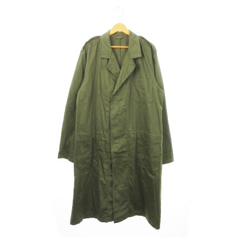 【中古】ORCON BV オランダ軍 フィールドコート ロング 肩章 ミリタリー 大きいサイズ 56 XXXL 緑 グリーン /MN14 ■GY18 メンズ 【ベクトル 古着】 251106 7,326円