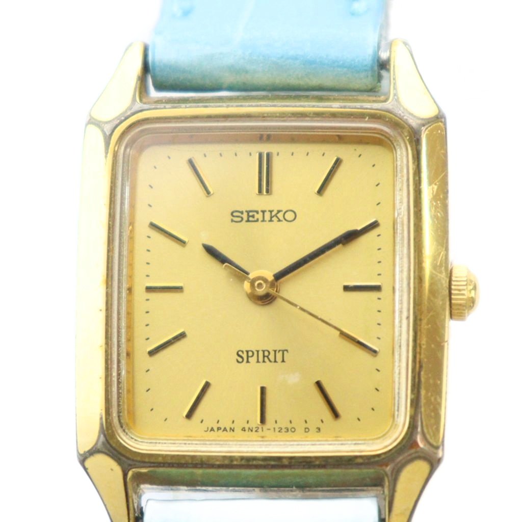 【電池交換済】SEIKO　腕時計　8pダイヤ　ゴールド　クォーツ 稼働 電池交換済み Seiko レディース クォーツ 腕時計 ゴールド - メルカリ