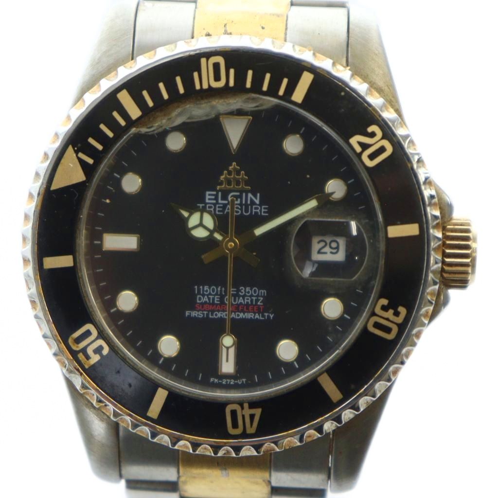 楽天市場】ELGIN エルジン TYPE A-554 M-065 ミリタリー スモセコ 手