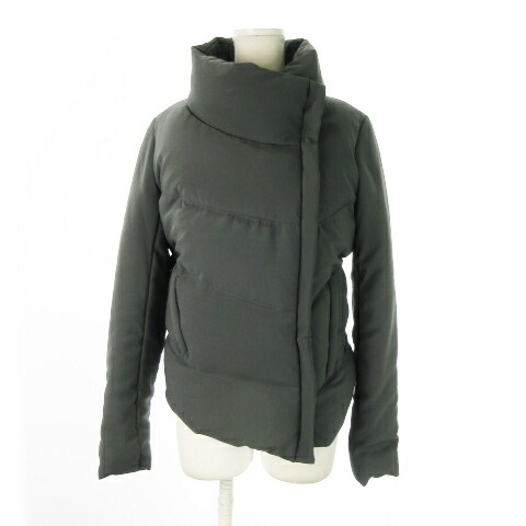 【中古】バルマン BALMAIN ダウンジャケット ショート丈 スタンドカラー ダブルジップ グレー /CK14 ■GY18 レディース 【ベクトル 古着】 251118｜ブランド古着の買取販売ベクトル 10,703円