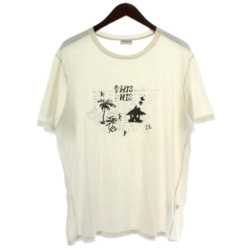 楽天市場】【中古】SAINT LAURENT PARIS 409838 ボーダー Tシャツ