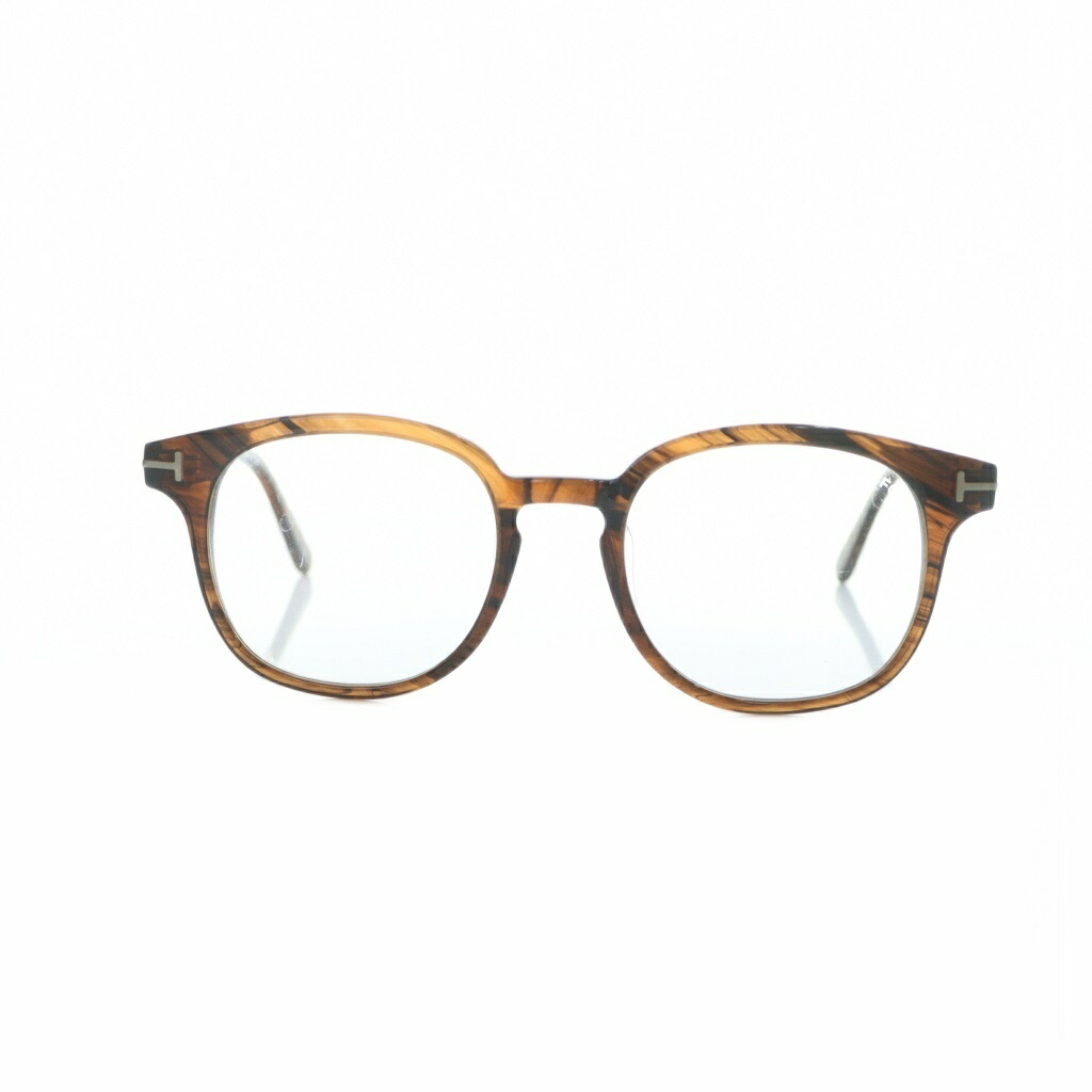 【中古】トムフォード TOM FORD TF399-F 048 Frank サングラス 眼鏡 めがね クリアレンズ 52□20-150 茶 ブラウン ■GY17 /MQ メンズ レディース 【ベクトル 古着】 251128