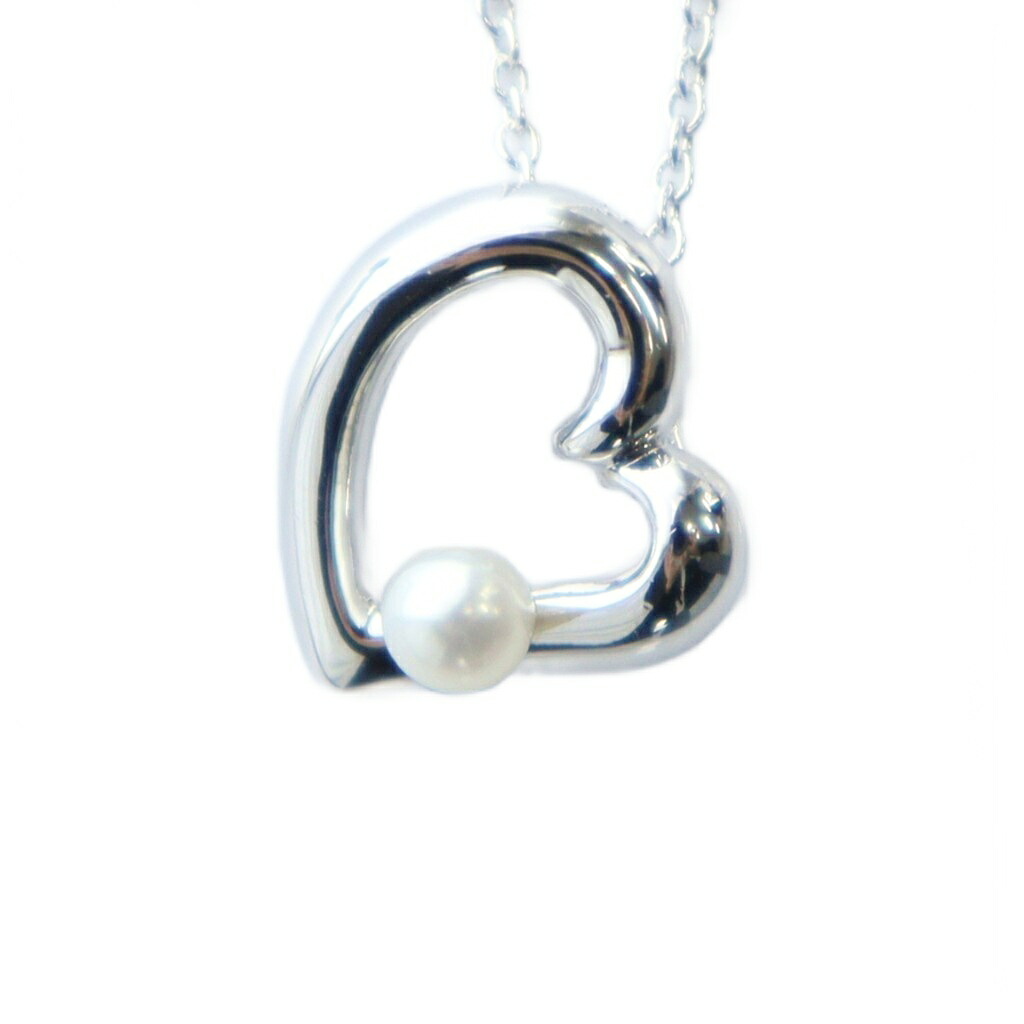 【中古】タサキ 田崎 TASAKI ネックレス アクセサリー パール 真珠 ハート シルバー色 ■GY18 /MQ レディース 【ベクトル 古着】 251126