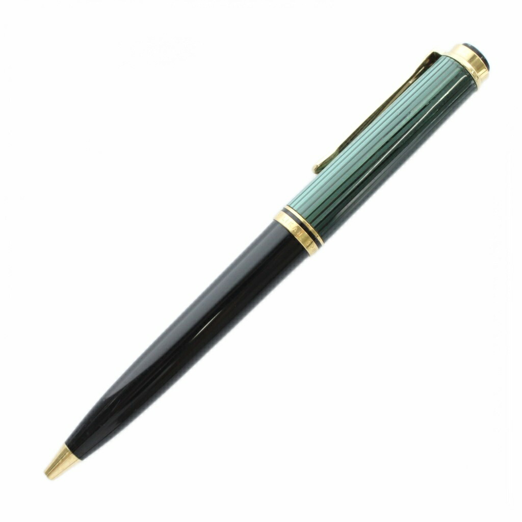 【中古】ペリカン PELIKAN スーベレーン SOUVERAN ボールペン 文房具 筆記用具 緑縞 ツイスト式 ロゴ 緑 グリーン 黒 ブラック ゴールド色 /XZ ■GY11 その他 【ベクトル 古着】 251123 20,088円