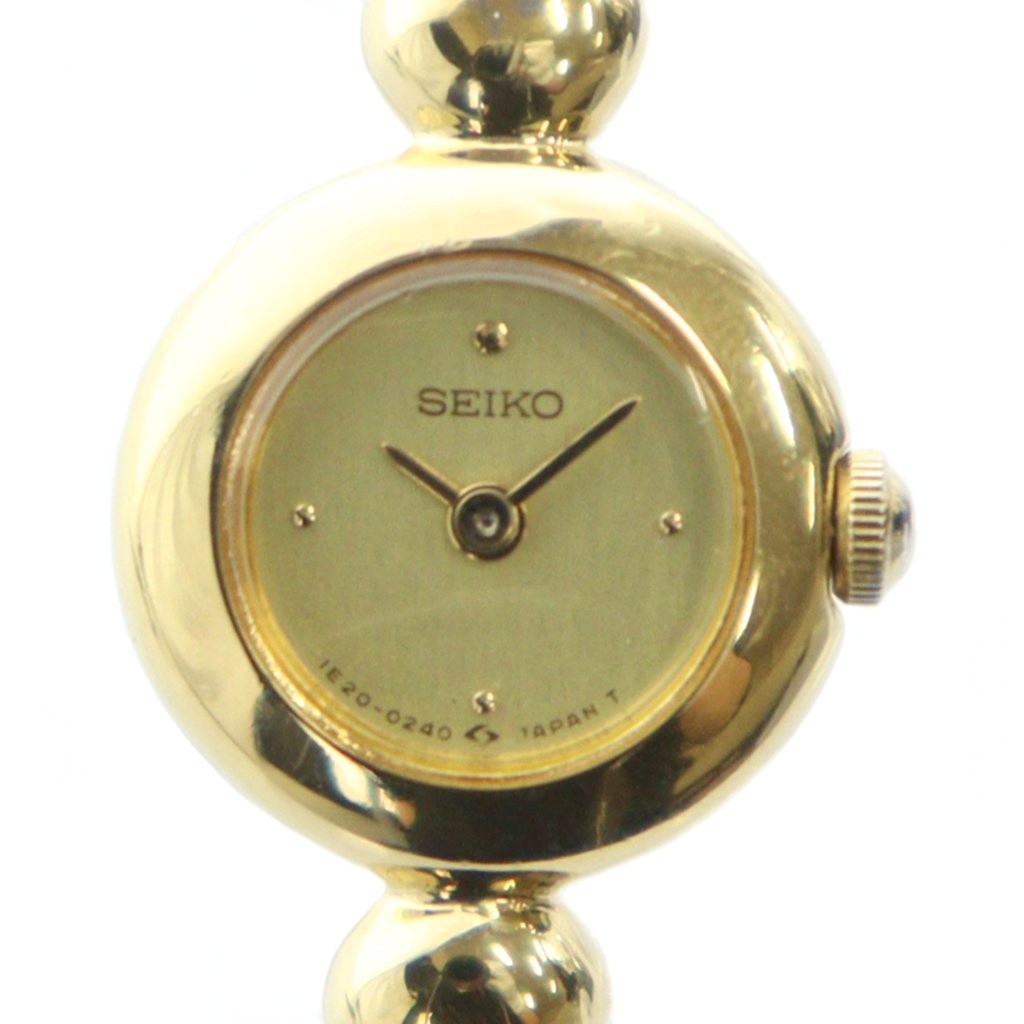 楽天市場】SEIKO（セイコー）バングルウォッチ 白文字盤 SS/QZ 1E20